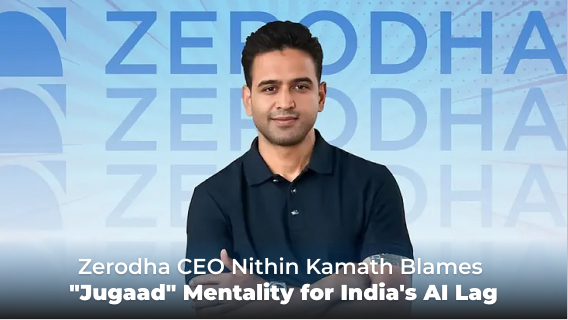Amid DeepSeek Buzz Nithin Kamath Blames “Jugaad” Mentality for India’s AI Lag