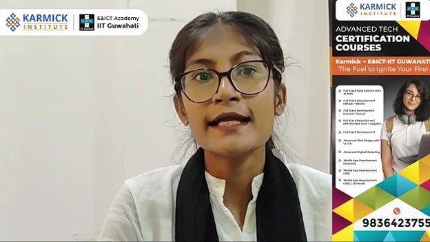 digital marketing course review by karmick Institute student