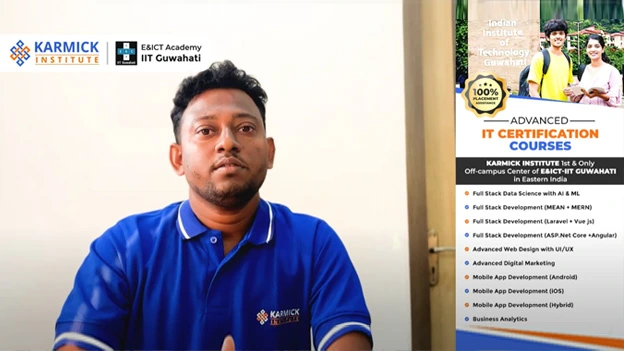 Satyajit Maiti - Karmick Institute student